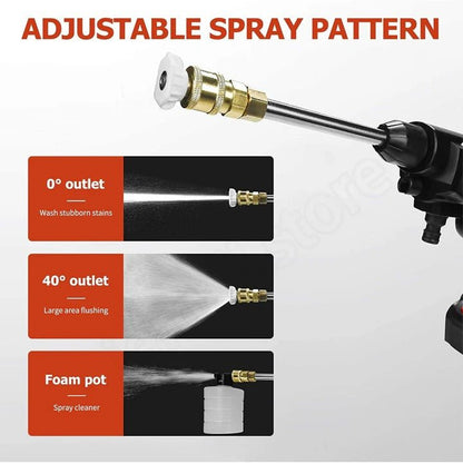 Cordless High Pressure Washer with 2 Batteries - Coldesk