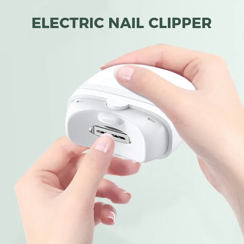 Electric Nail Clipper, Automatic Nail Polishing Trimming Manicure - Coldesk