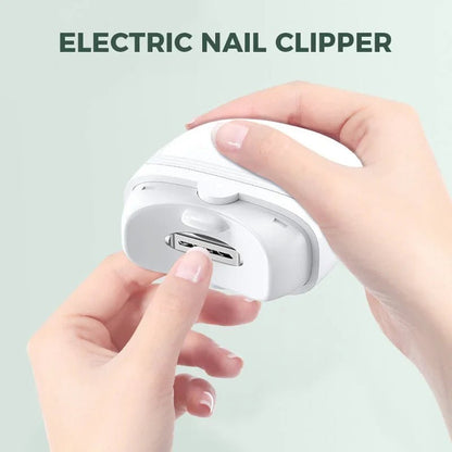 Electric Nail Clipper, Automatic Nail Polishing Trimming Manicure - Coldesk