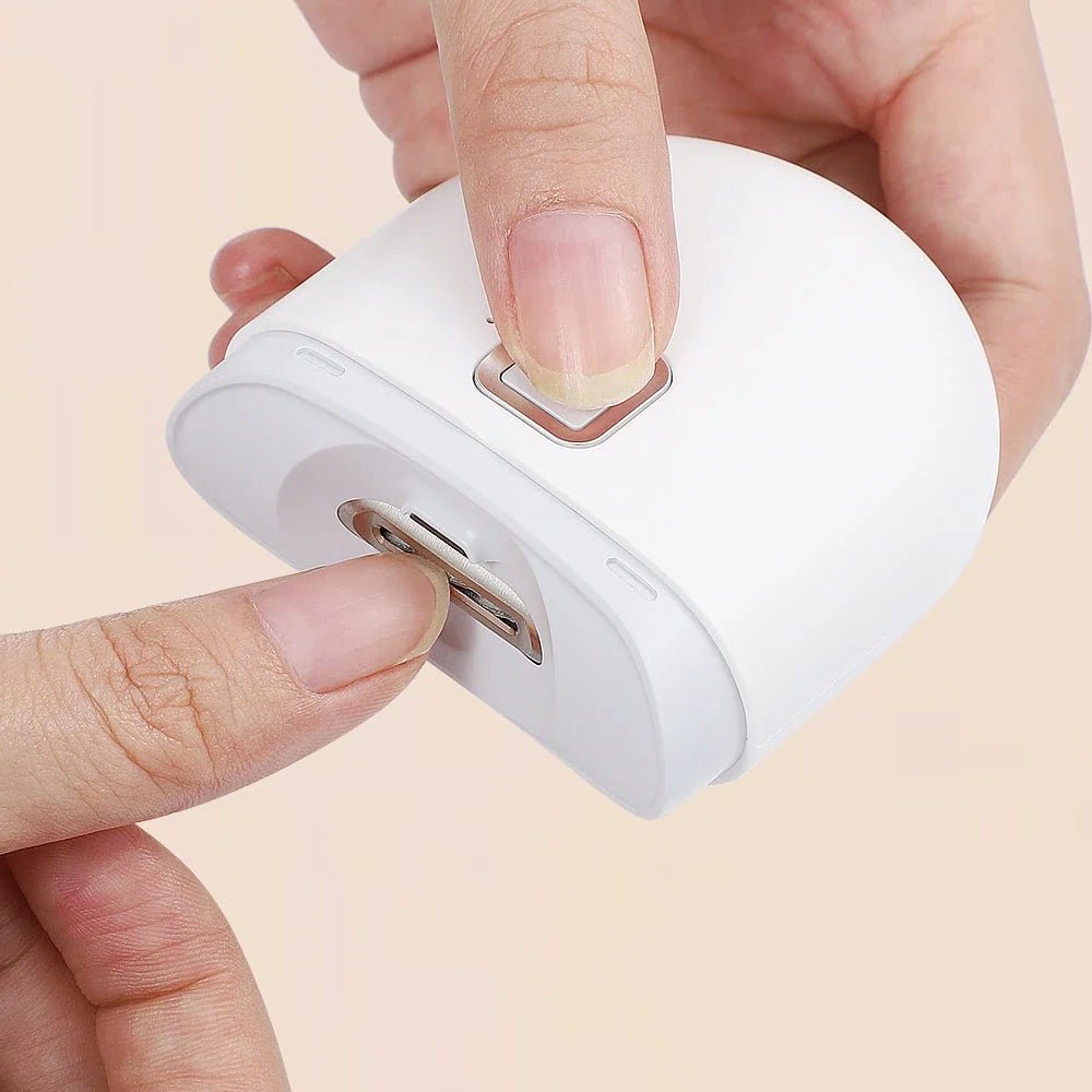 Electric Nail Clipper, Automatic Nail Polishing Trimming Manicure - Coldesk