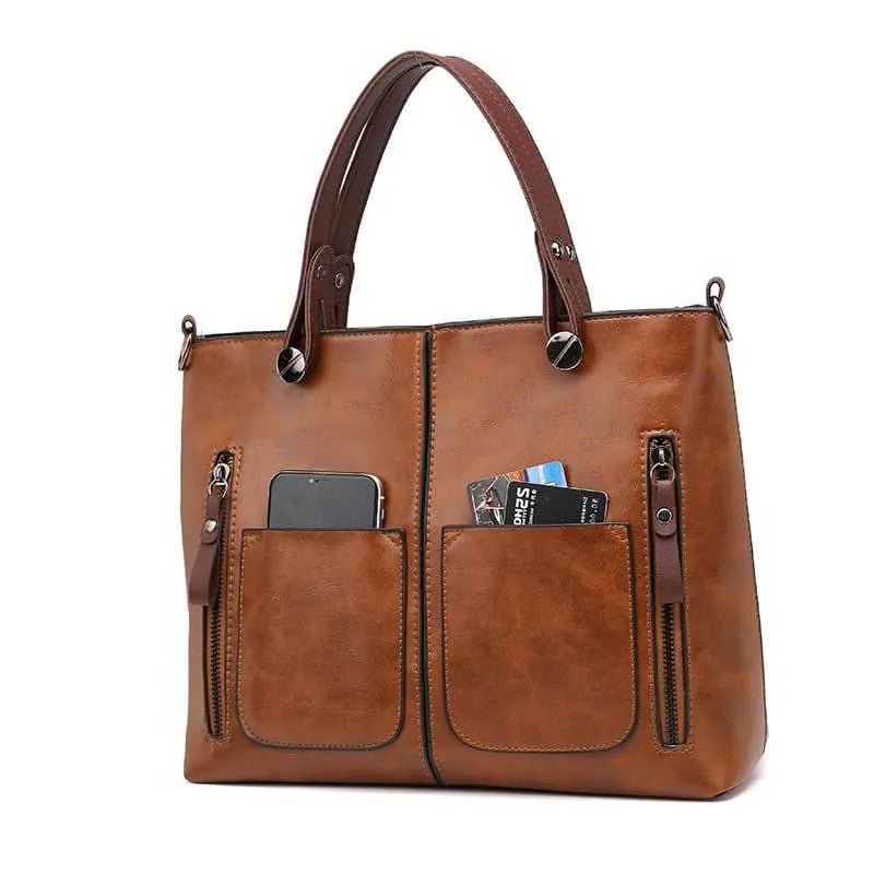 Elegant Leather Bag - Coldesk