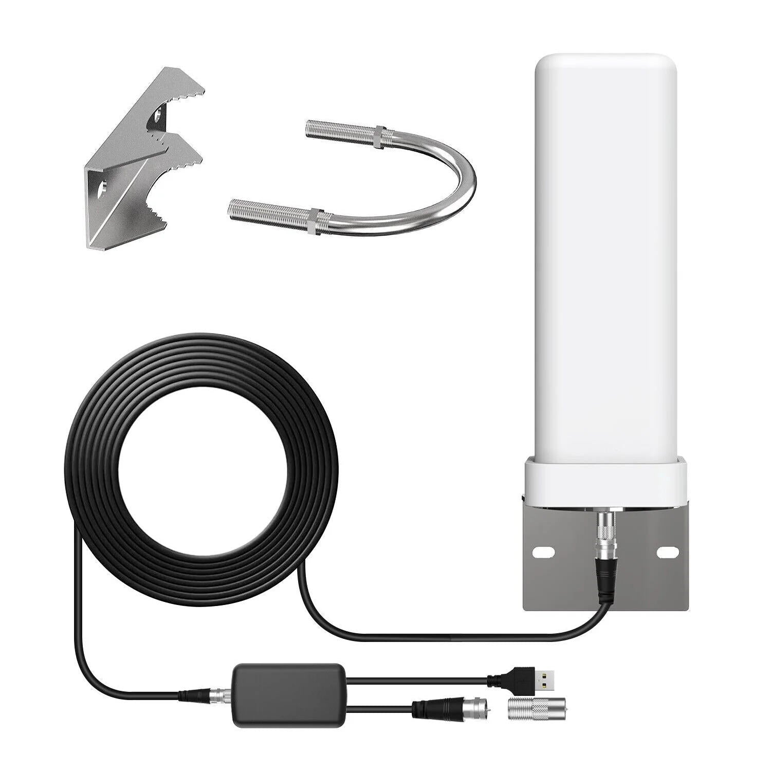 Extra Range 360° Premium Antenna 2025 HDTV Outdoor Antenna Amplified 460 Mile Range - Coldesk
