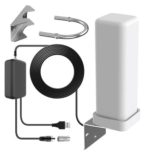 Extra Range 360° Premium Antenna 2025 HDTV Outdoor Antenna Amplified 460 Mile Range - Coldesk