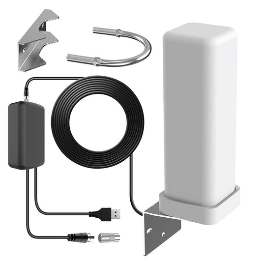 Extra Range 360° Premium Antenna 2025 HDTV Outdoor Antenna Amplified 460 Mile Range - Coldesk