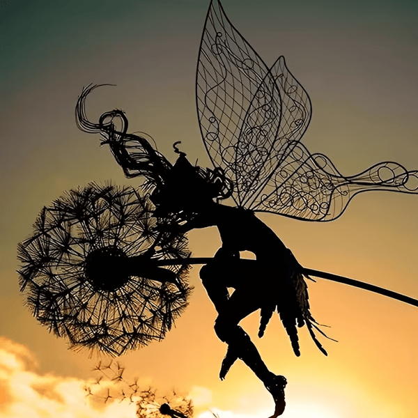 Fairy Steel Garden Sculptures - Coldesk