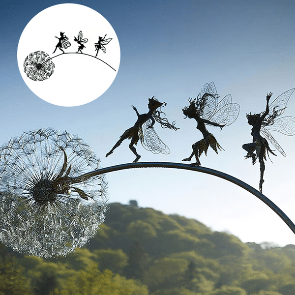 Fairy Steel Garden Sculptures - Coldesk