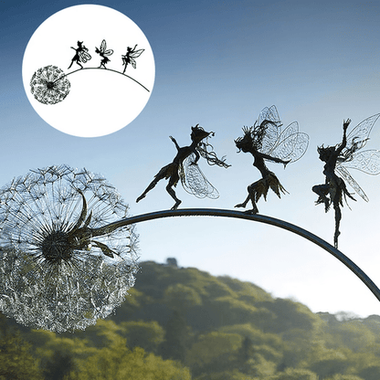 Fairy Steel Garden Sculptures - Coldesk