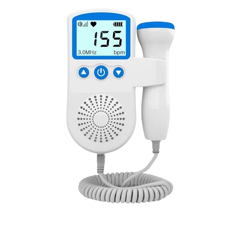 Fetal Doppler Heart Rate Monitor Home Pregnancy Baby Fetal Heart Rate Sound Detector - Coldesk