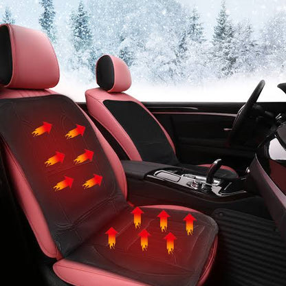 Full Coverage Heated Winter Car Seat Warmer Cushion Pad - Coldesk