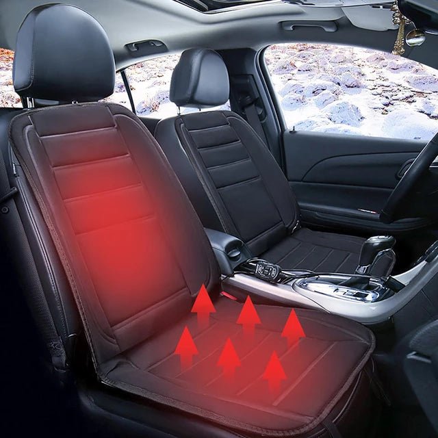 Full Coverage Heated Winter Car Seat Warmer Cushion Pad - Coldesk