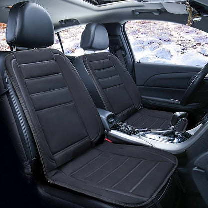 Full Coverage Heated Winter Car Seat Warmer Cushion Pad - Coldesk