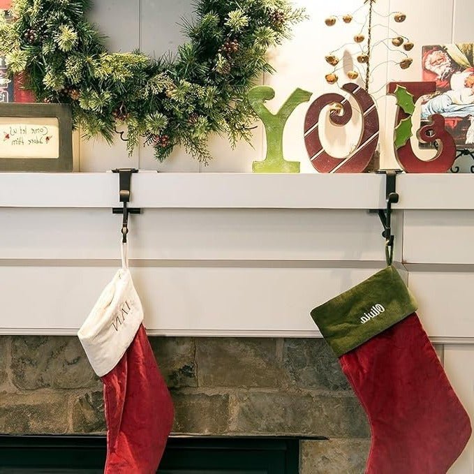Garland Christmas Stocking Holders for Mantle - Coldesk