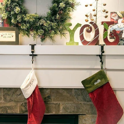 Garland Christmas Stocking Holders for Mantle - Coldesk