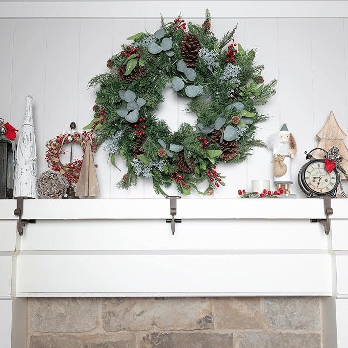 Garland Christmas Stocking Holders for Mantle - Coldesk