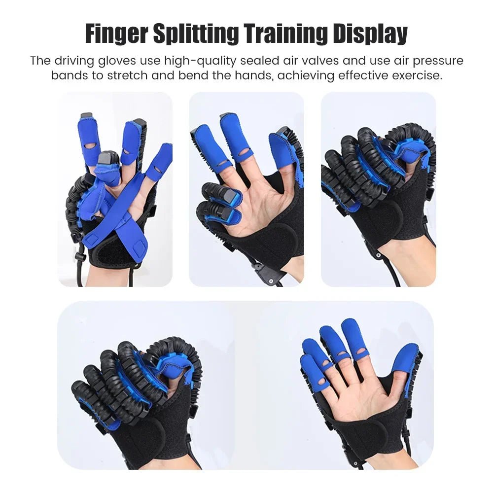 Hand Finger Rehabilitation Exerciser Robot Gloves Stroke Hemiplegia Cerebral Infarction Training Equipment Therapy - Coldesk