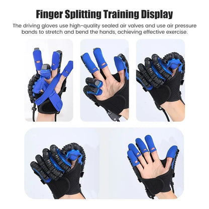 Hand Finger Rehabilitation Exerciser Robot Gloves Stroke Hemiplegia Cerebral Infarction Training Equipment Therapy - Coldesk