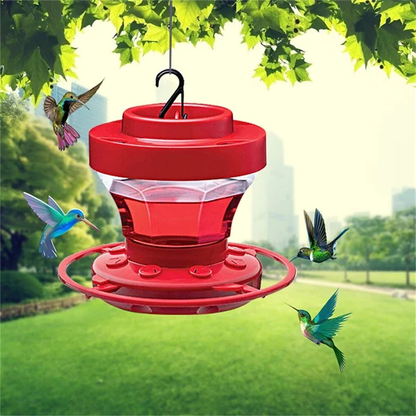 Hanging Bee Proof Hummingbird Water Feeders with Perch - Coldesk