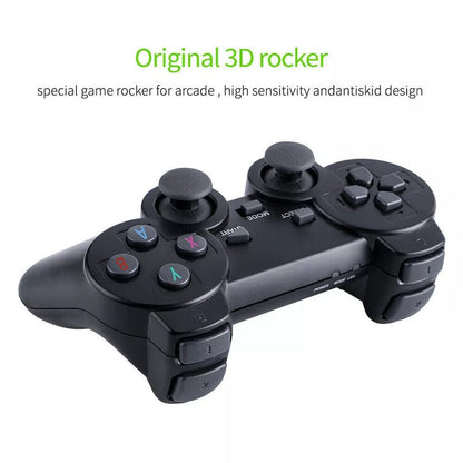 HDMI 4K TV Game Stick Console | 64GB with 20,000+ Retro Games & 2 Wireless Gamepads - Coldesk