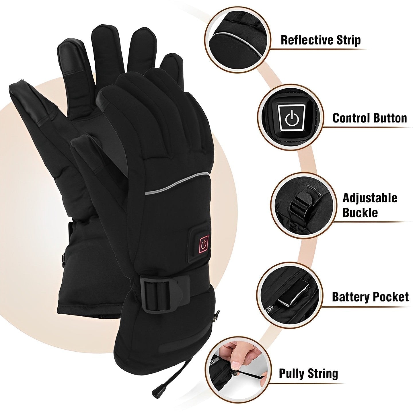 Heated Gloves - Coldesk