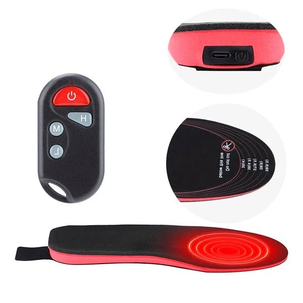 Heated Shoe Insoles Rechargeable Inserts - Coldesk