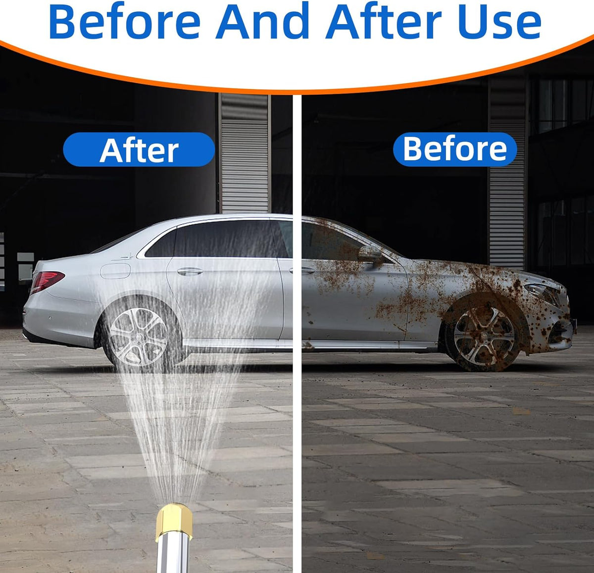 High-Pressure Washer Spray Nozzle Car Wash Water Hose - Coldesk
