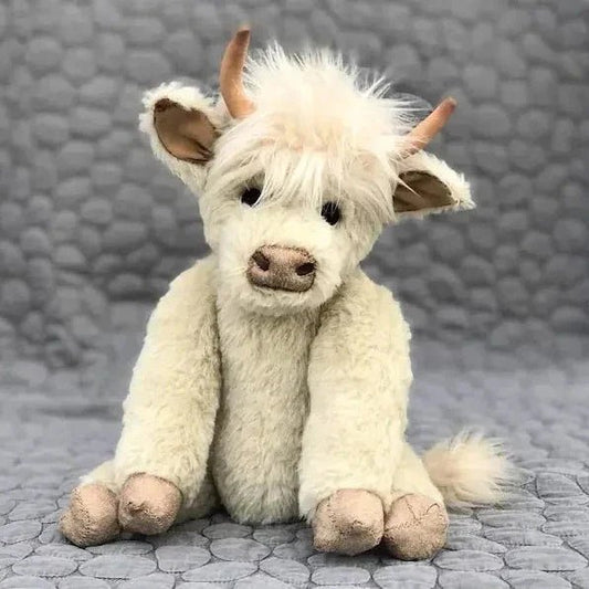 Highland Cow Wearing Flowers - Coldesk