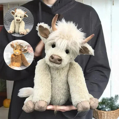 Highland Cow Wearing Flowers - Coldesk