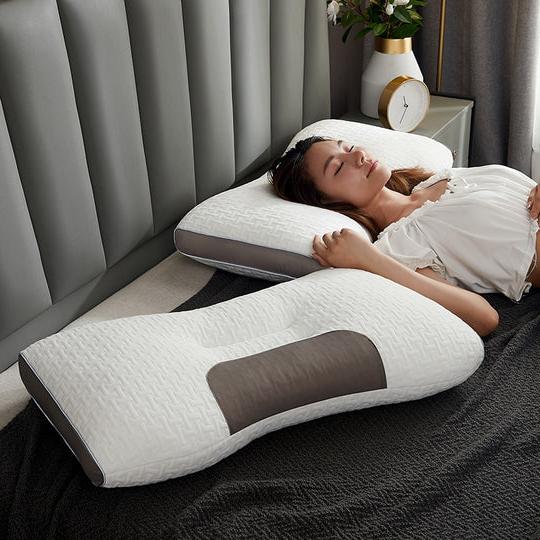 Hybrid Pillow For Back & Side Sleepers - Neck & Shoulder Support Pillow - Coldesk