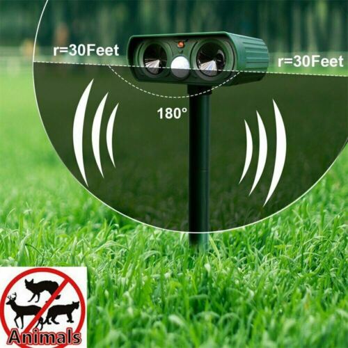 Infrared Solar Powered Animal Pest Repeller (1 Repeller) - Coldesk