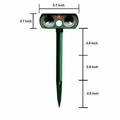 Infrared Solar Powered Animal Pest Repeller (1 Repeller) - Coldesk