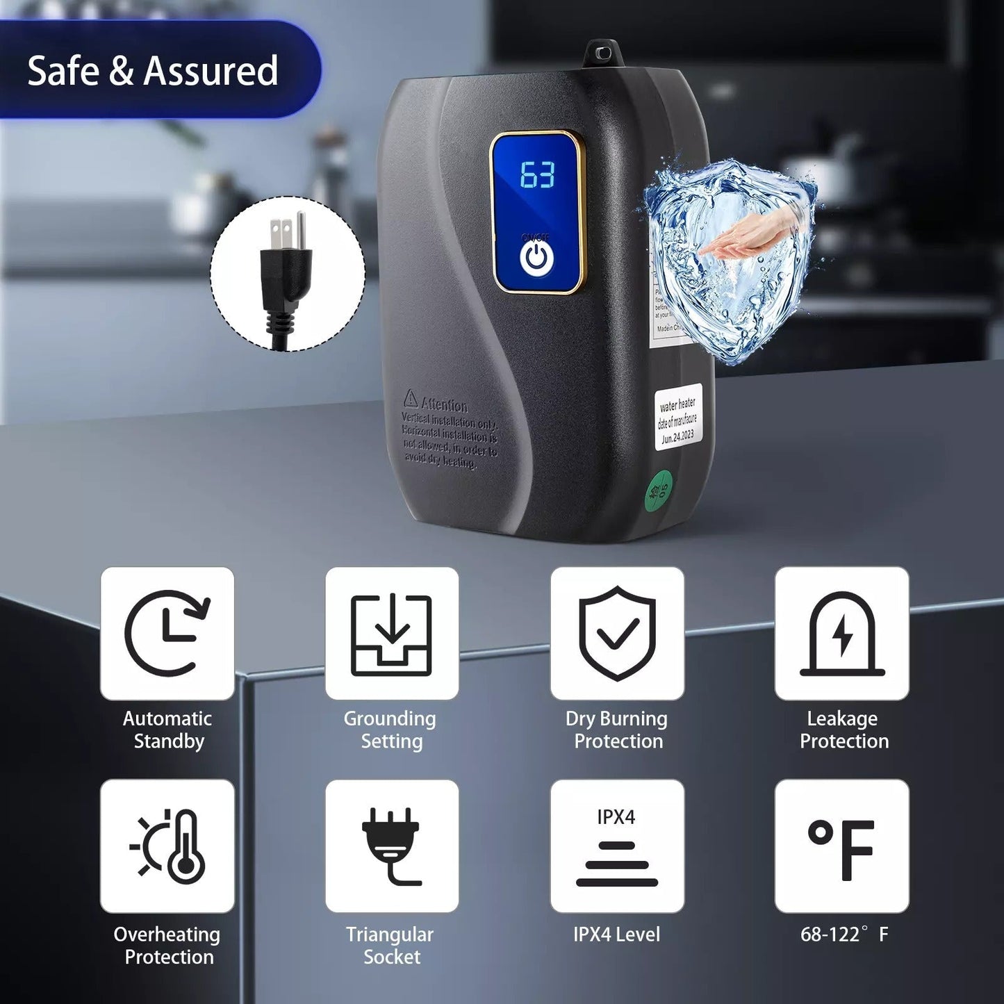 Instant Water Heater Tankless - Coldesk