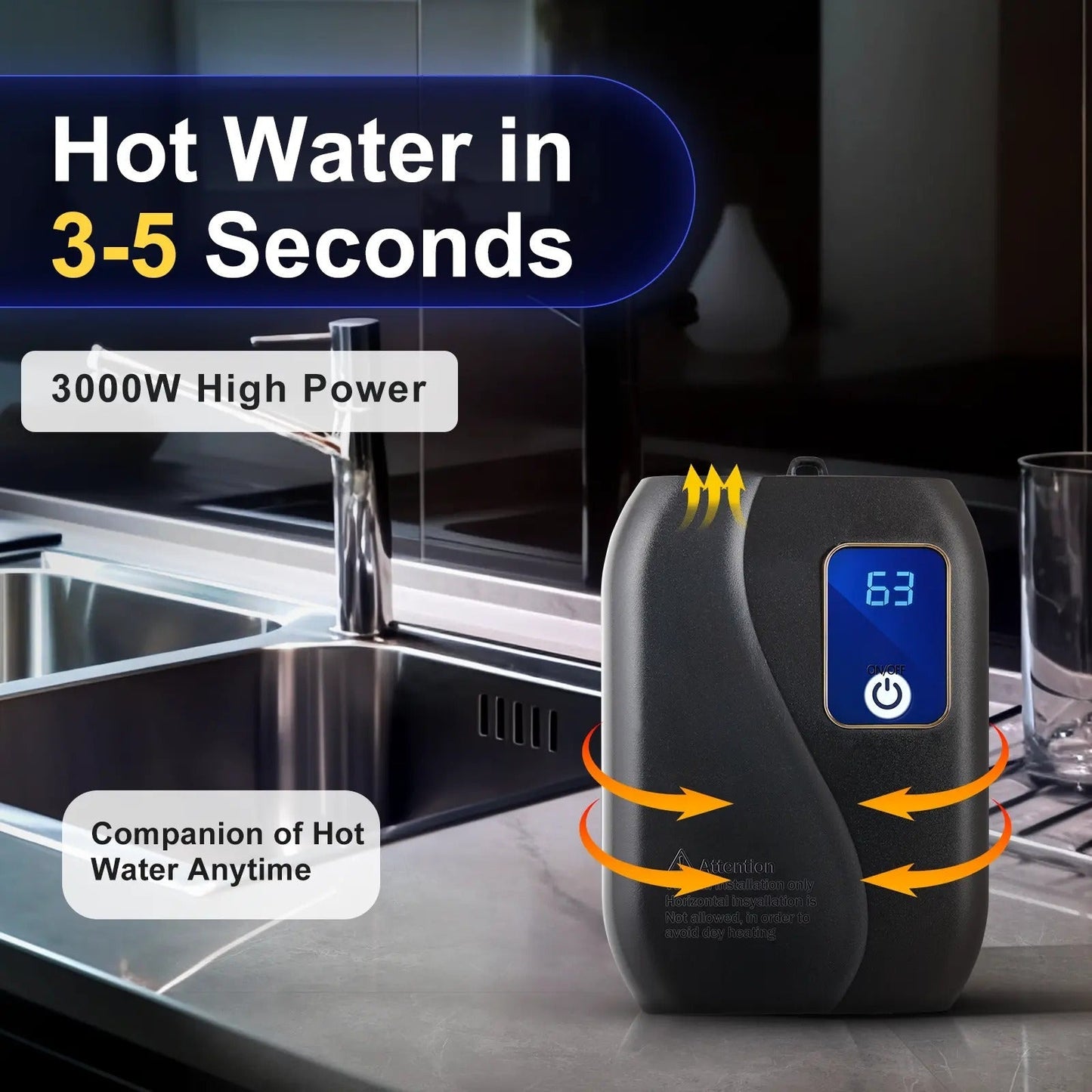 Instant Water Heater Tankless - Coldesk