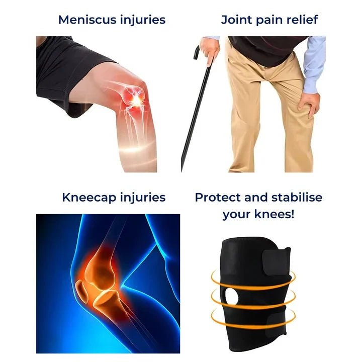 Knee Support with Adjustable Compression | for Pain Relief - Injury Recovery - Arthritis and Sports Stability - Coldesk