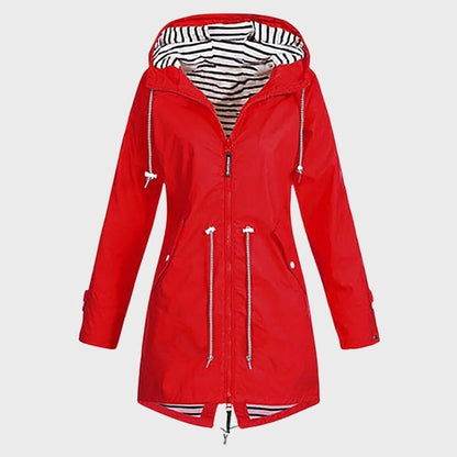 Long Rain Jacket For Women - Coldesk