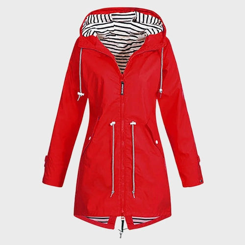 Long Rain Jacket For Women - Coldesk