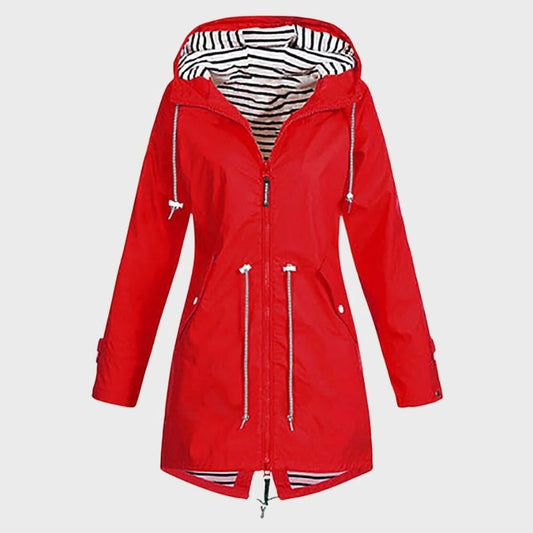 Long Rain Jacket For Women - Coldesk