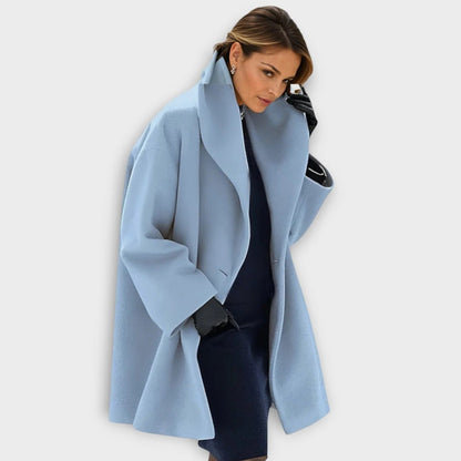 Luxurious Windproof Wool Coat For Women - Coldesk