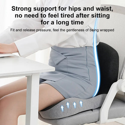Memory Foam Lumbar Pillow Seat Cushion - Coldesk