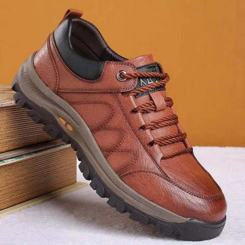 Men’s Casual Hand Stitching Arch Support & Non-slip Breathable Shoes - Coldesk