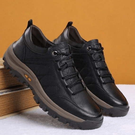 Men’s Casual Hand Stitching Arch Support & Non-slip Breathable Shoes - Coldesk