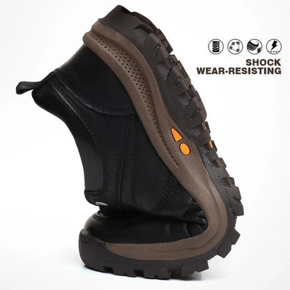 Men’s Casual Hand Stitching Arch Support & Non-slip Breathable Shoes - Coldesk
