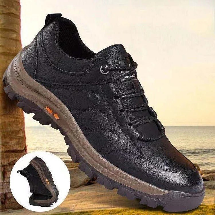 Men’s Casual Hand Stitching Arch Support & Non-slip Breathable Shoes - Coldesk