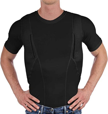 Men/women's Concealed Leather Holster T-shirt - Coldesk