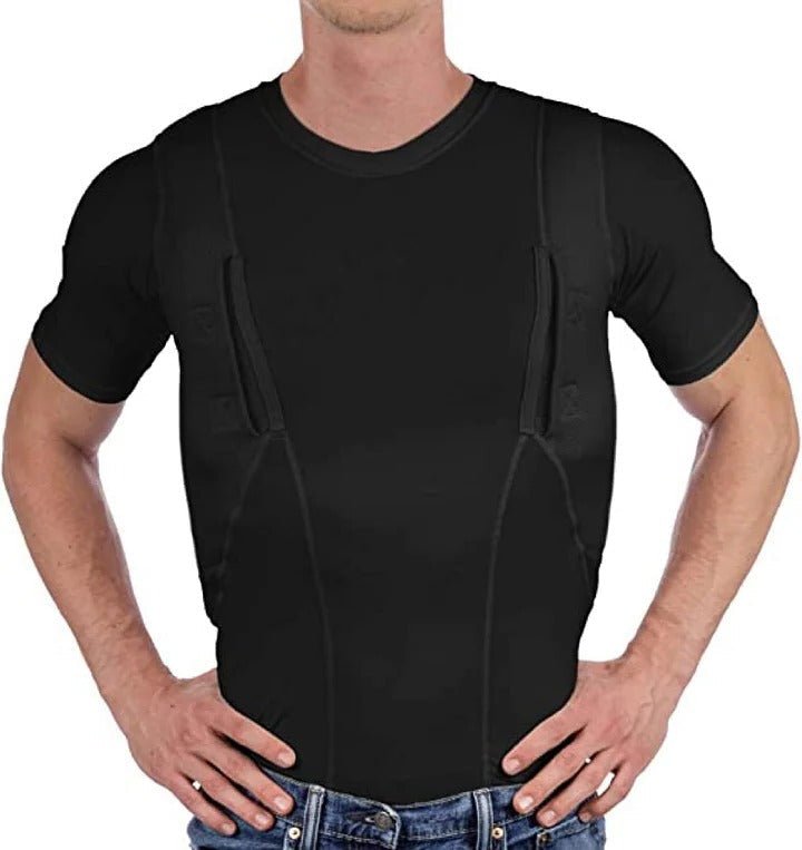 Men/women's Concealed Leather Holster T-shirt - Coldesk