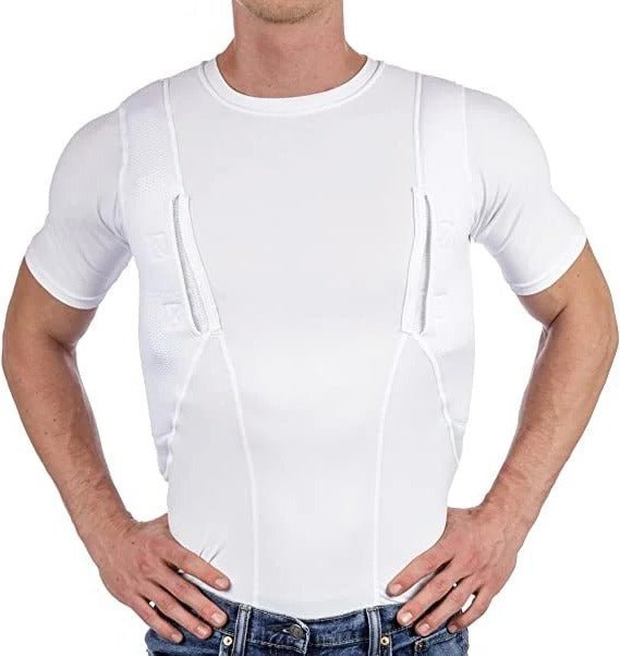 Men/women's Concealed Leather Holster T-shirt - Coldesk