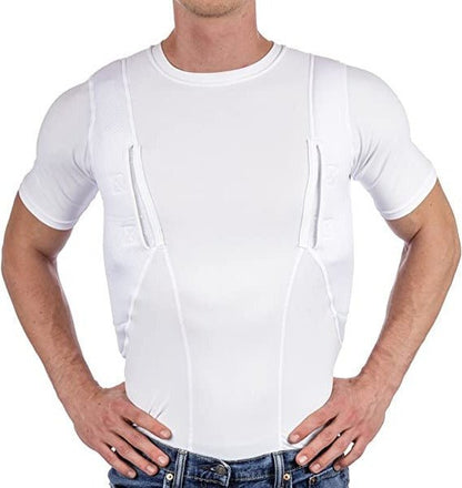 Men/women's Concealed Leather Holster T-shirt - Coldesk