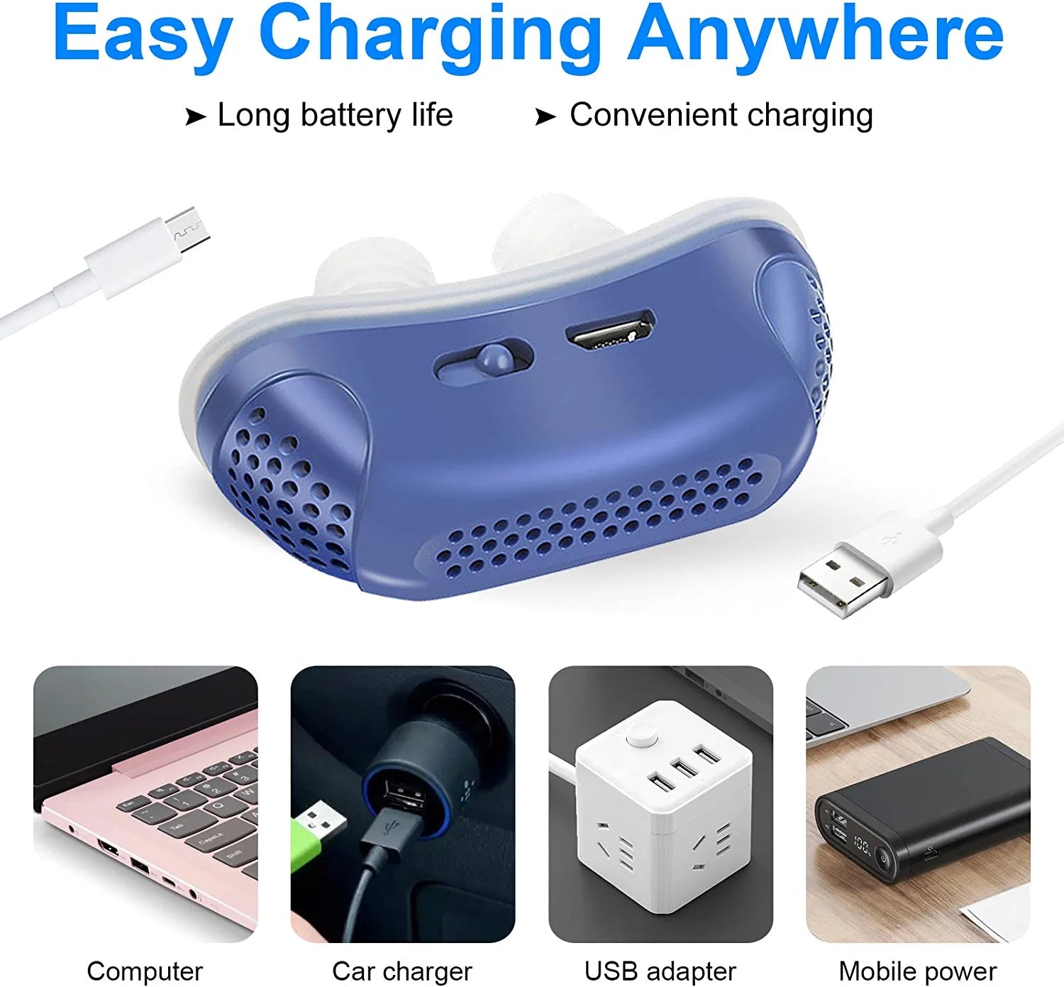 Micro CPAP Sleep Apnea Machine For Travel & Anti Snoring - CPAP Alternative - Coldesk