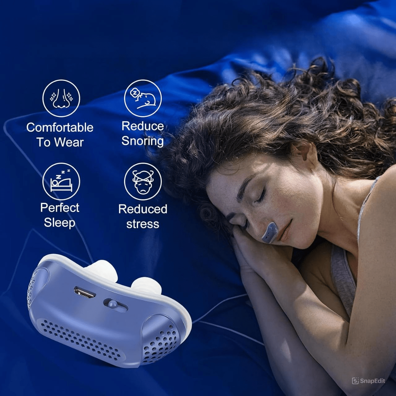 Micro CPAP Sleep Apnea Machine For Travel & Anti Snoring - CPAP Alternative - Coldesk