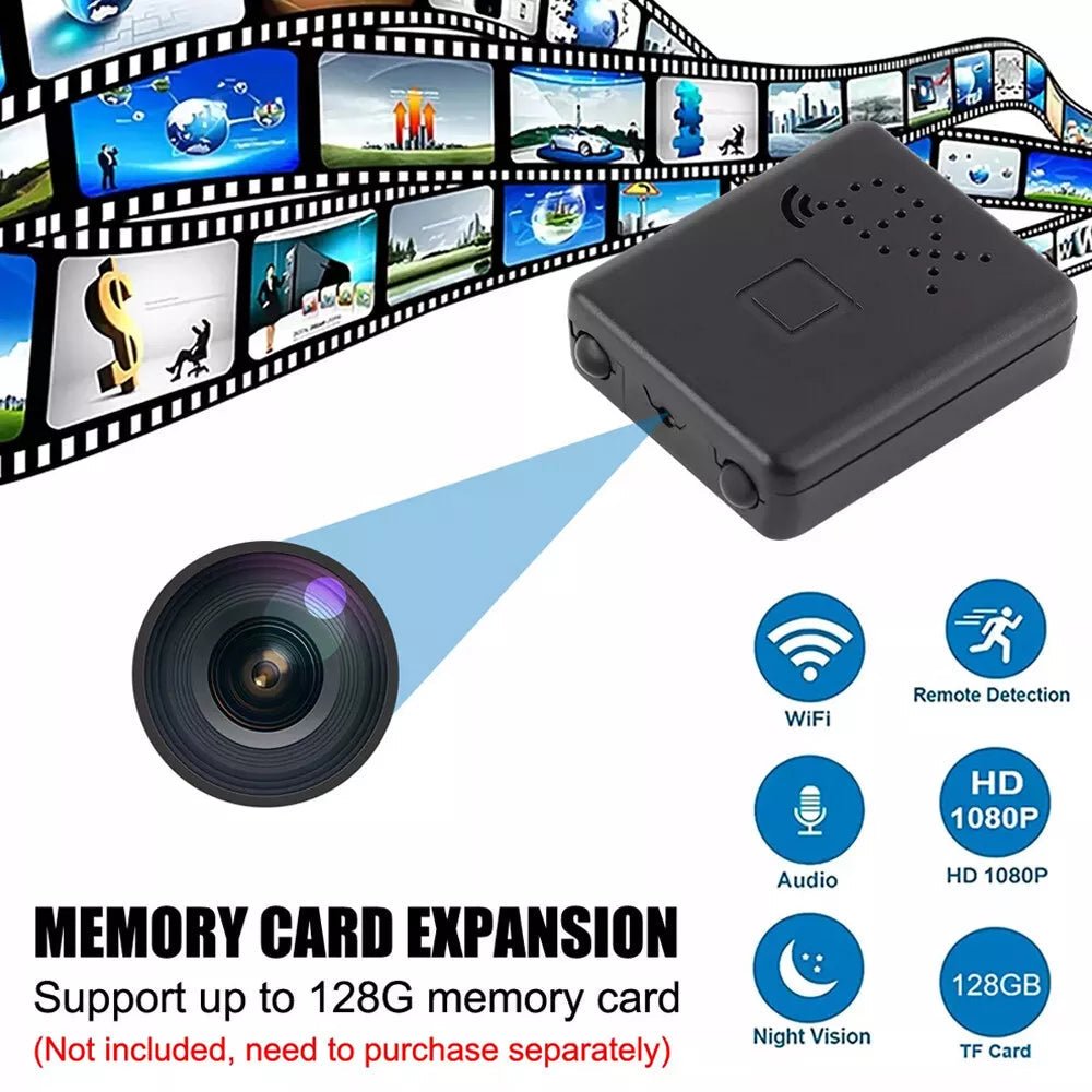 Micro HD Video Camera with WiFi and Audio - Coldesk
