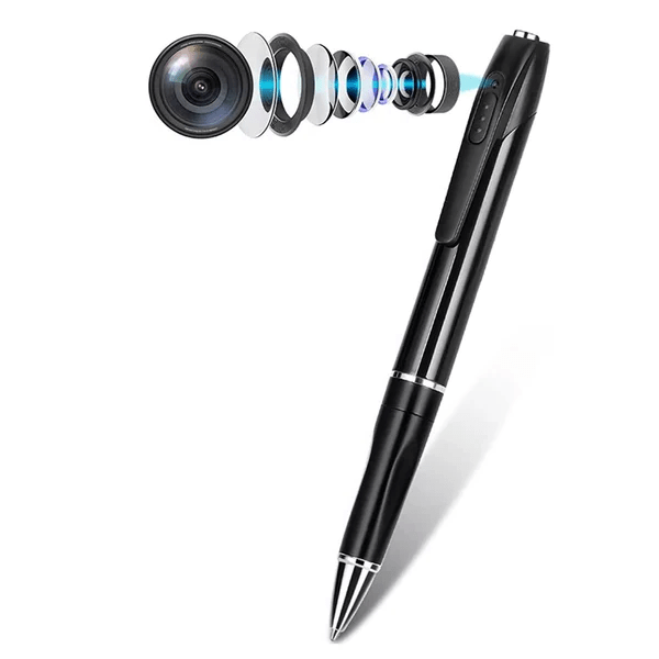 Mini Camera Pen Pocket Digital Voice Video Recorder for Business Conference 1080P Wearable Body Micro Cam Security Cameras - Coldesk